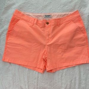Neon Peach Old Navy Shorts